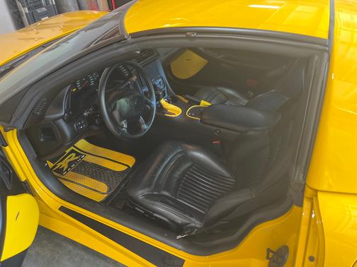 Yellow 2001 Chevrolet Corvette Base