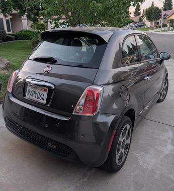 Silver 2015 FIAT 500e Battery Electric