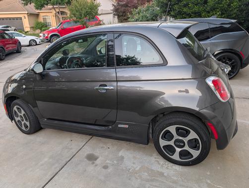 Silver 2015 FIAT 500e Battery Electric