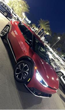 Red 2024 Kia EV6 Wind