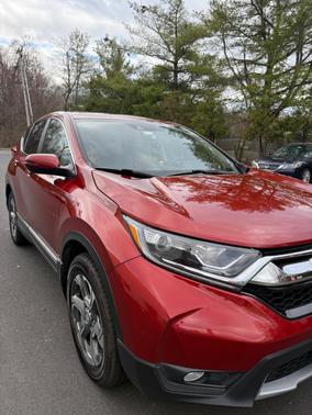 Orange 2017 Honda CR-V EX