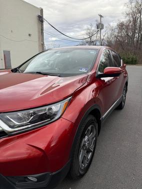 Orange 2017 Honda CR-V EX