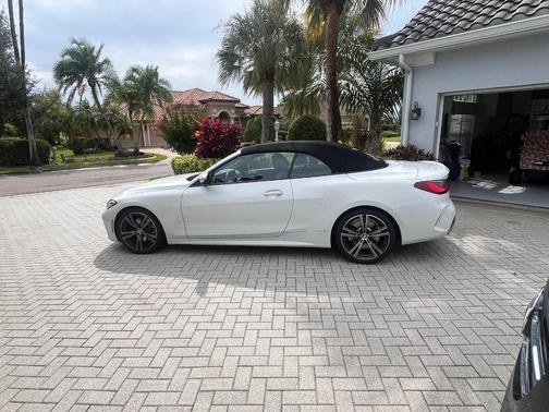 White 2024 BMW 430 i