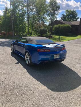 Blue 2017 Chevrolet Camaro 2SS