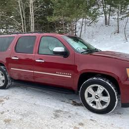 Red 2010 Chevrolet Suburban 1500 LTZ