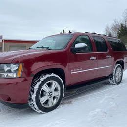 Red 2010 Chevrolet Suburban 1500 LTZ