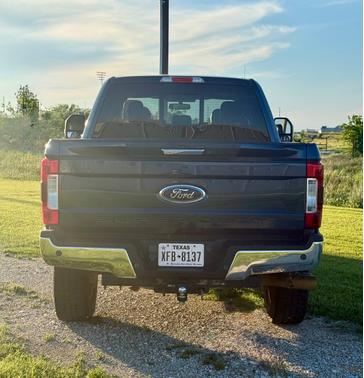 Blue 2017 Ford F-250 Lariat