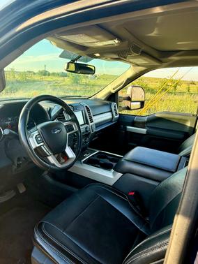 Blue 2017 Ford F-250 Lariat