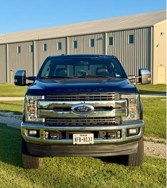 Blue 2017 Ford F-250 Lariat