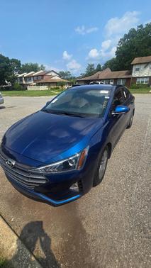 Blue 2020 Hyundai ELANTRA SEL