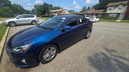 Blue 2020 Hyundai ELANTRA SEL