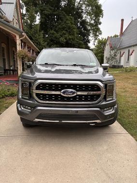 Gray 2022 Ford F-150 Platinum