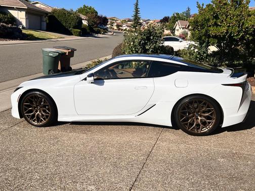 White 2021 Lexus LC 500 Base