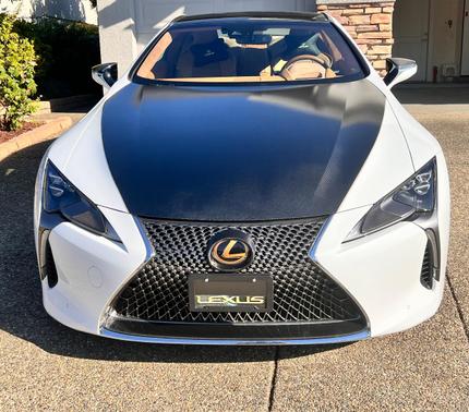White 2021 Lexus LC 500 Base