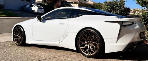 White 2021 Lexus LC 500 Base