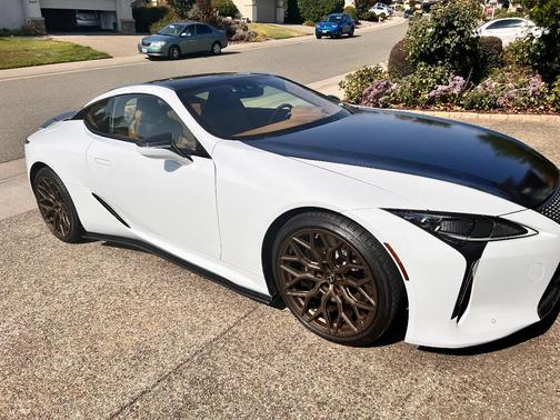 White 2021 Lexus LC 500 Base