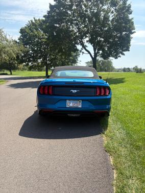Blue 2020 Ford Mustang EcoBoost Premium