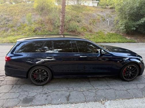 Blue 2021 Mercedes-Benz AMG E 63 S 4MATIC