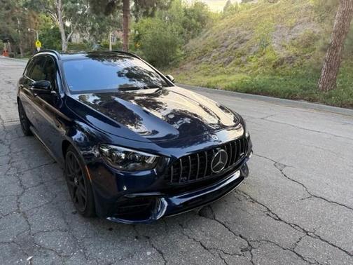 Blue 2021 Mercedes-Benz AMG E 63 S 4MATIC