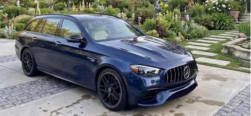 Blue 2021 Mercedes-Benz AMG E 63 S 4MATIC
