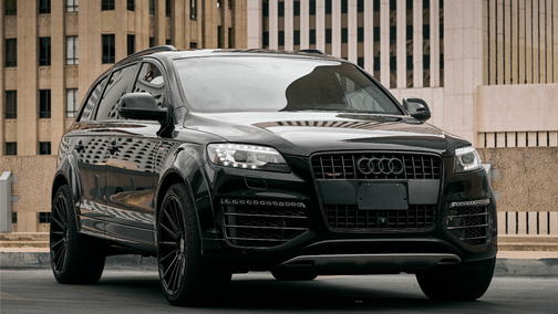 Black 2015 Audi Q7 3.0T S line Prestige