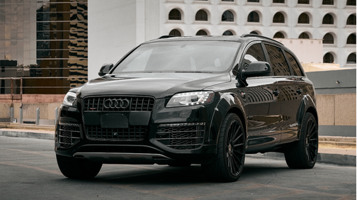 Black 2015 Audi Q7 3.0T S line Prestige