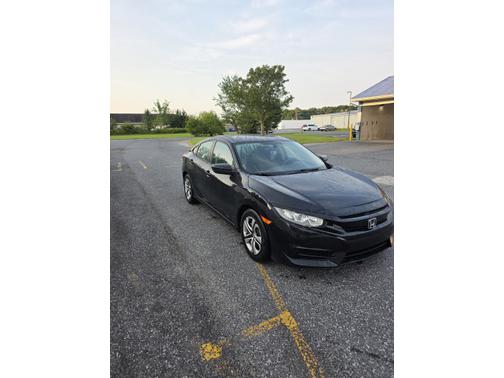 Black 2017 Honda Civic LX