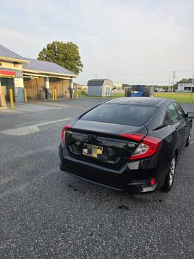 Black 2017 Honda Civic LX