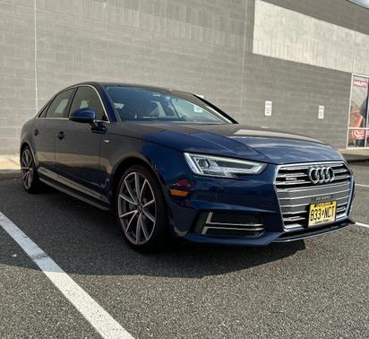Blue 2018 Audi A4 2.0T Tech Premium