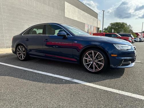 Blue 2018 Audi A4 2.0T Tech Premium