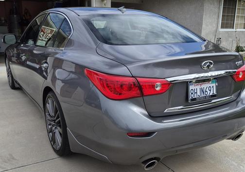 Silver 2017 INFINITI Q50 3.0t Red Sport 400