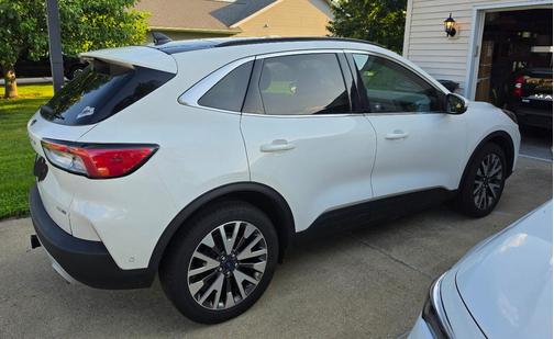 White 2020 Ford Escape Titanium