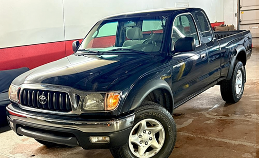 Black 2004 Toyota Tacoma PreRunner Xtracab