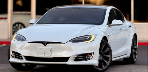 White 2018 Tesla Model S 100D