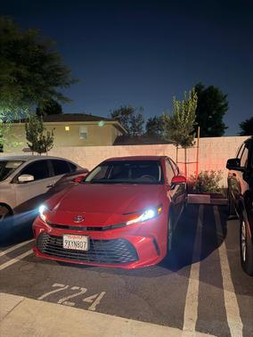 Red 2026 Toyota Camry LE