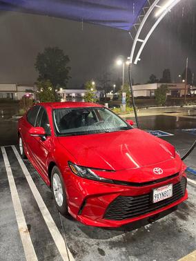 Red 2026 Toyota Camry LE