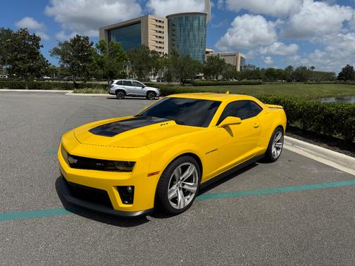 Yellow 2013 Chevrolet Camaro ZL1