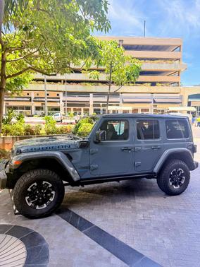 Gray 2024 Jeep Wrangler 4xe Rubicon X