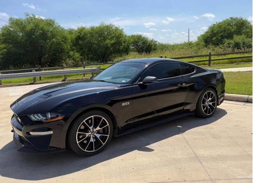 Black 2020 Ford Mustang EcoBoost Premium
