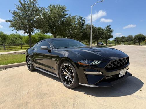 Black 2020 Ford Mustang EcoBoost Premium