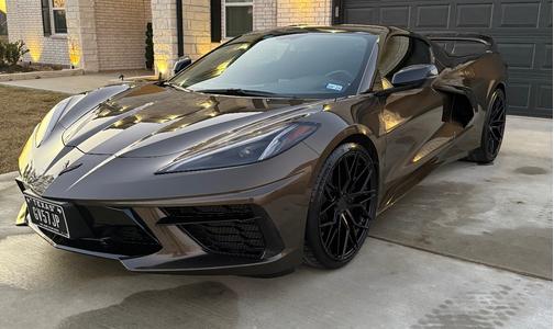 Brown 2021 Chevrolet Corvette Stingray w/1LT