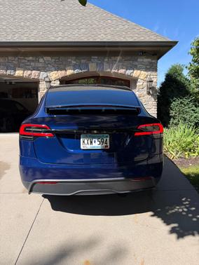 Blue 2023 Tesla Model X Standard Range