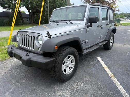 Silver 2016 Jeep Wrangler Unlimited Sport