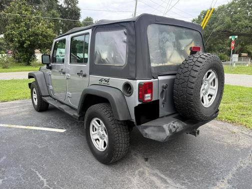 Silver 2016 Jeep Wrangler Unlimited Sport