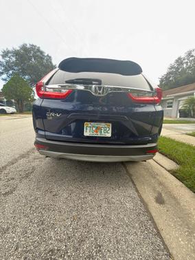 Blue 2017 Honda CR-V EX-L