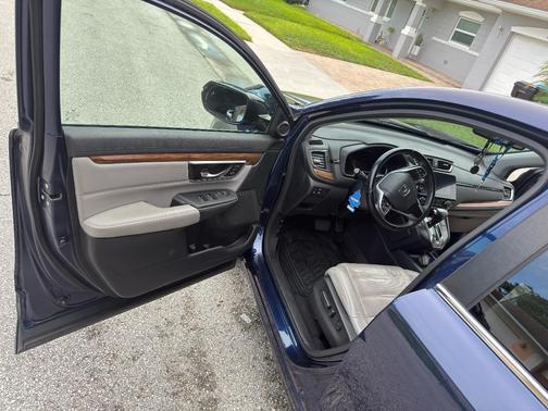 Blue 2017 Honda CR-V EX-L