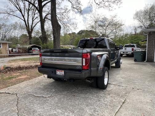 Gray 2020 Ford F-450 Platinum