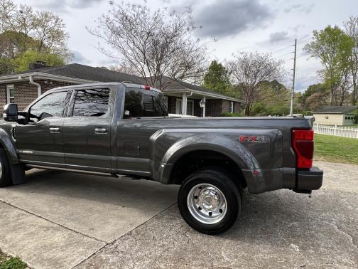 Gray 2020 Ford F-450 Platinum