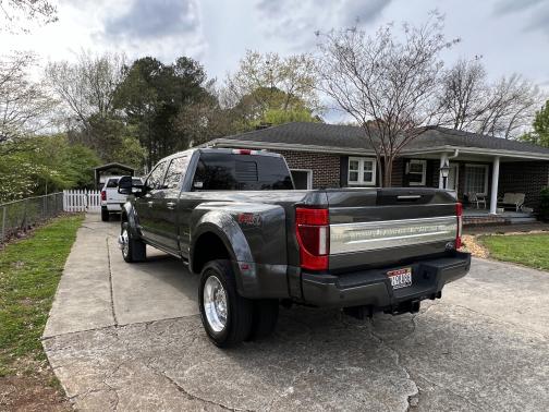 Gray 2020 Ford F-450 Platinum