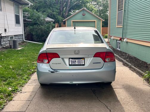 Blue 2007 Honda Civic Hybrid Base